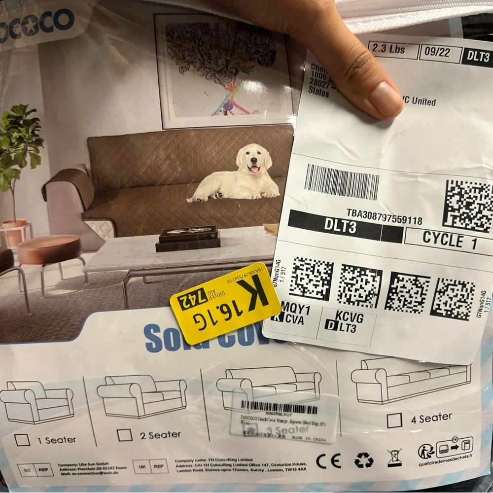 Sofa Slipcover for Dogs, Durable Pet Cover for Loveseat
